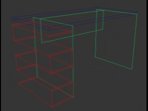 desk Model 3D