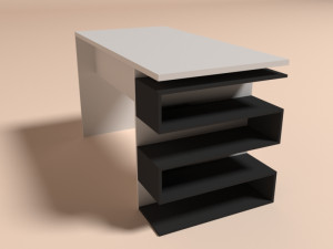 desk Model 3D