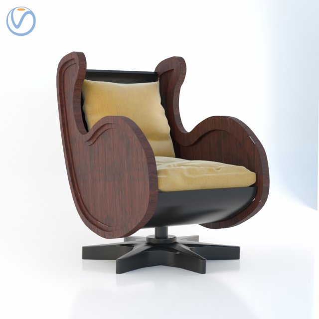 chair02 Modelo 3D .c4d .max .obj .3ds .fbx .stl .blend 