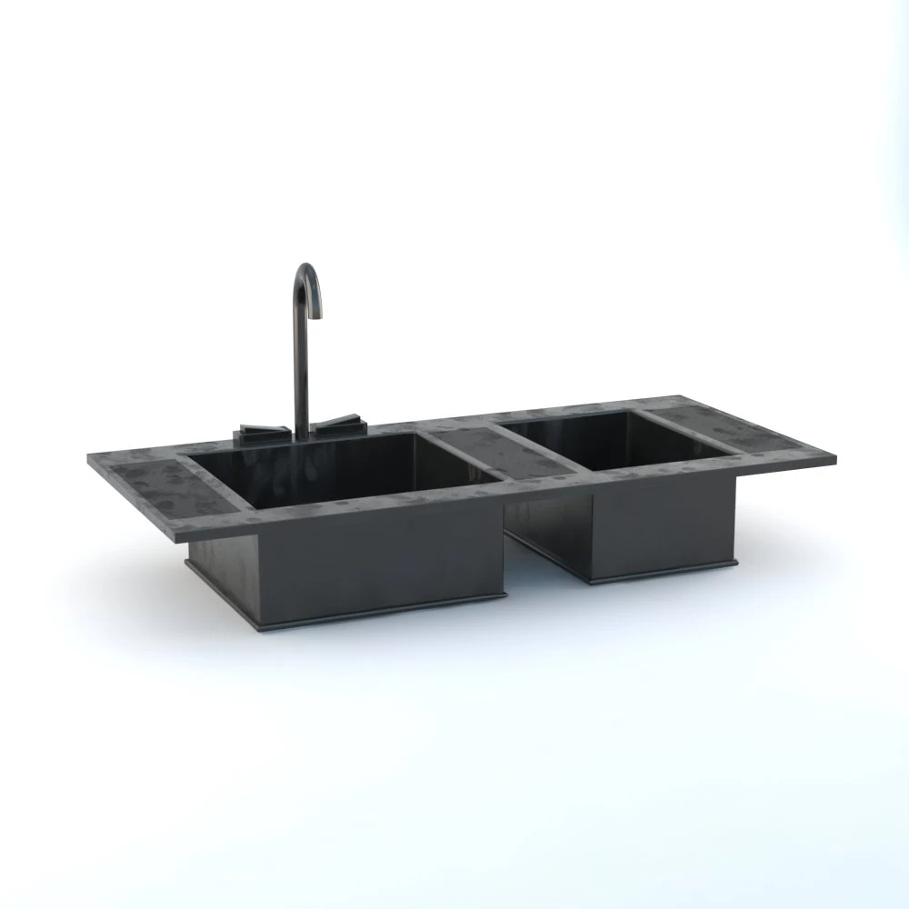 the sink 3D Model .c4d .max .obj .3ds .fbx .stl .blend 
