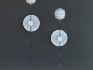 wall light Modello 3D