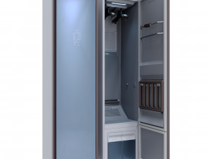 samsung df60r8600cg airdresser clothing care system with jetsteam 3D मॉडल