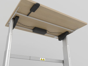 office table with lifting mechanism Modelo 3D