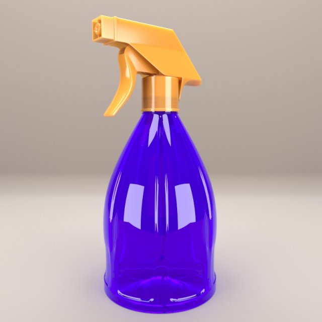 spray bottle Model 3D .c4d .max .obj .3ds .fbx .stl .blend