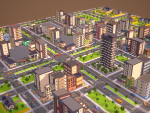 megapoly city pack 3D Model