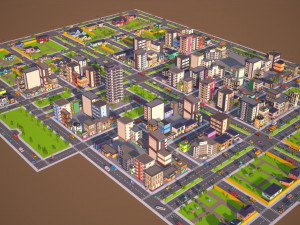 megapoly city pack 3D Model