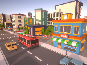 megapoly city pack 3D Model