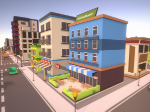 megapoly city pack 3D Model