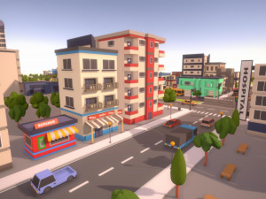 megapoly city pack 3D Model