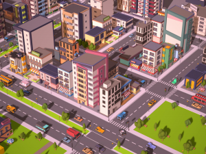 megapoly city pack 3D Model