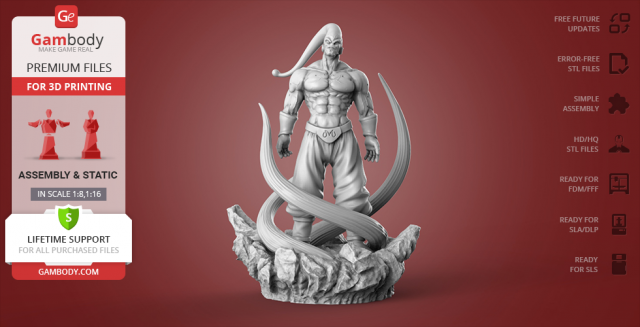 super buu 3D Print Model .c4d .max .obj .3ds .fbx .stl .blend 