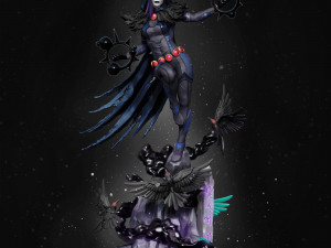 raven teen titans 3D Принт Модель