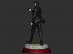 john wick 3d figure printable 3D 打印模型