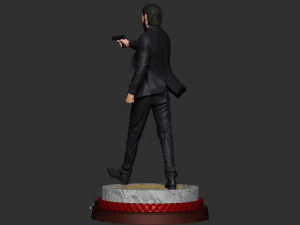 john wick 3d figure printable 3D Print Model