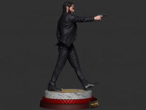 john wick 3d figure printable 3D 打印模型