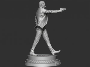 john wick 3d figure printable 3D Print Model