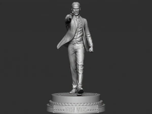 john wick 3d figure printable 3D Print Model