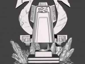 darkside throne 3D Print Model