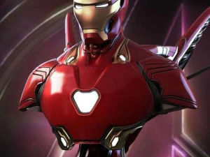 아이언맨 - MK 50 실물 크기 흉상 인쇄 가능 3D 프린트 모델