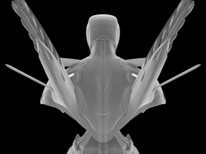 iron man - mk 50 life size bust printable Modèles 3D en vedette