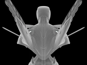 iron man - mk 50 life size bust printable 3D Print Model