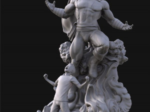 shazam - billy batson - printable diorama 3D 打印模型