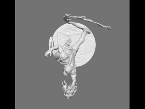 terry bogard from fatal fury - printable diorama Modelo de impresión 3D