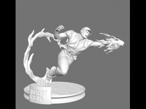 terry bogard from fatal fury - printable diorama Modelo de impresión 3D