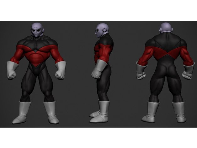 jiren - dragon ball - figure printable 3D 打印模型 .c4d .max .obj .3ds .fbx .stl .blend 