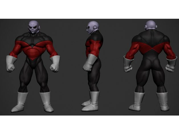 jiren - dragon ball - figure printable 3D Print Model .c4d .max .obj .3ds .fbx .stl .blend