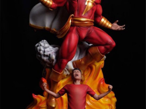 shazam transformation scene - printable diorama 3D Print Model