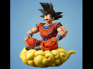 sfera del drago goku che si scuoia nella nuvola Modello di stampa 3D
