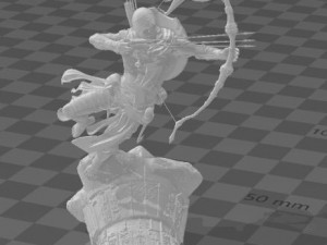assassins creed origins bayek - figure printable 3D-printmodel