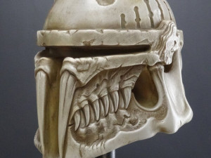 life size boba fett skull helmet - printable 3D Print Model