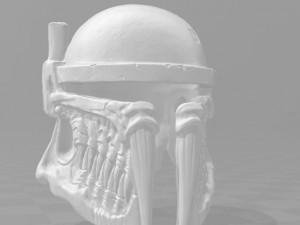 life size boba fett skull helmet - printable 3D-Druckmodell