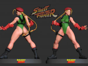 cammy - street fighter fanart - figure printable 3D Print Model