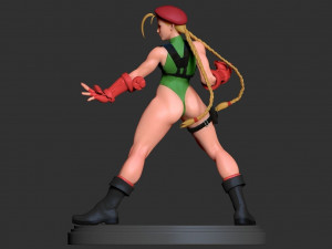 cammy - street fighter fanart - figure printable 3D Print Model