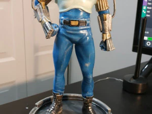 captain commando - figure printable 3D Print Model