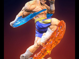 sagat - street fighter printable 3D Print Model