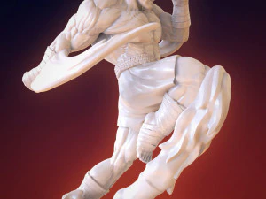 sagat - street fighter printable 3D Print Model
