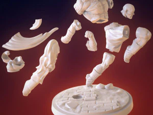 sagat - street fighter printable 3D Print Model