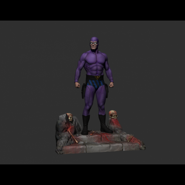 the phantom - figure printable 3D Print Model .c4d .max .obj .3ds .fbx .stl .blend 