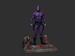 幻影 - 可打印的人物 3D 打印模型