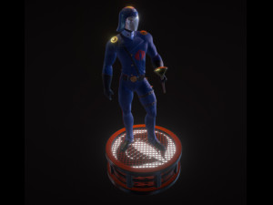 cobra commander - gi joe figure printable 3D Print Model