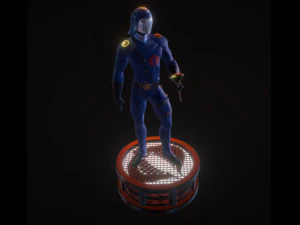 cobra commander - gi joe figure printable 3D Print Model