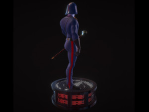 cobra commander - gi joe figure printable 3D Print Model