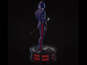 cobra commander - gi joe figure printable 3D Print Model