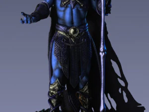 skeletor - meesters van het universum - he-man figuur afdrukbaar 3D printmodel