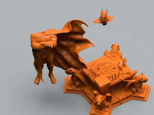 batman figure - alex ross version - printable 3Dプリントモデル