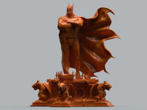 batman figure - alex ross version - printable 3Dプリントモデル